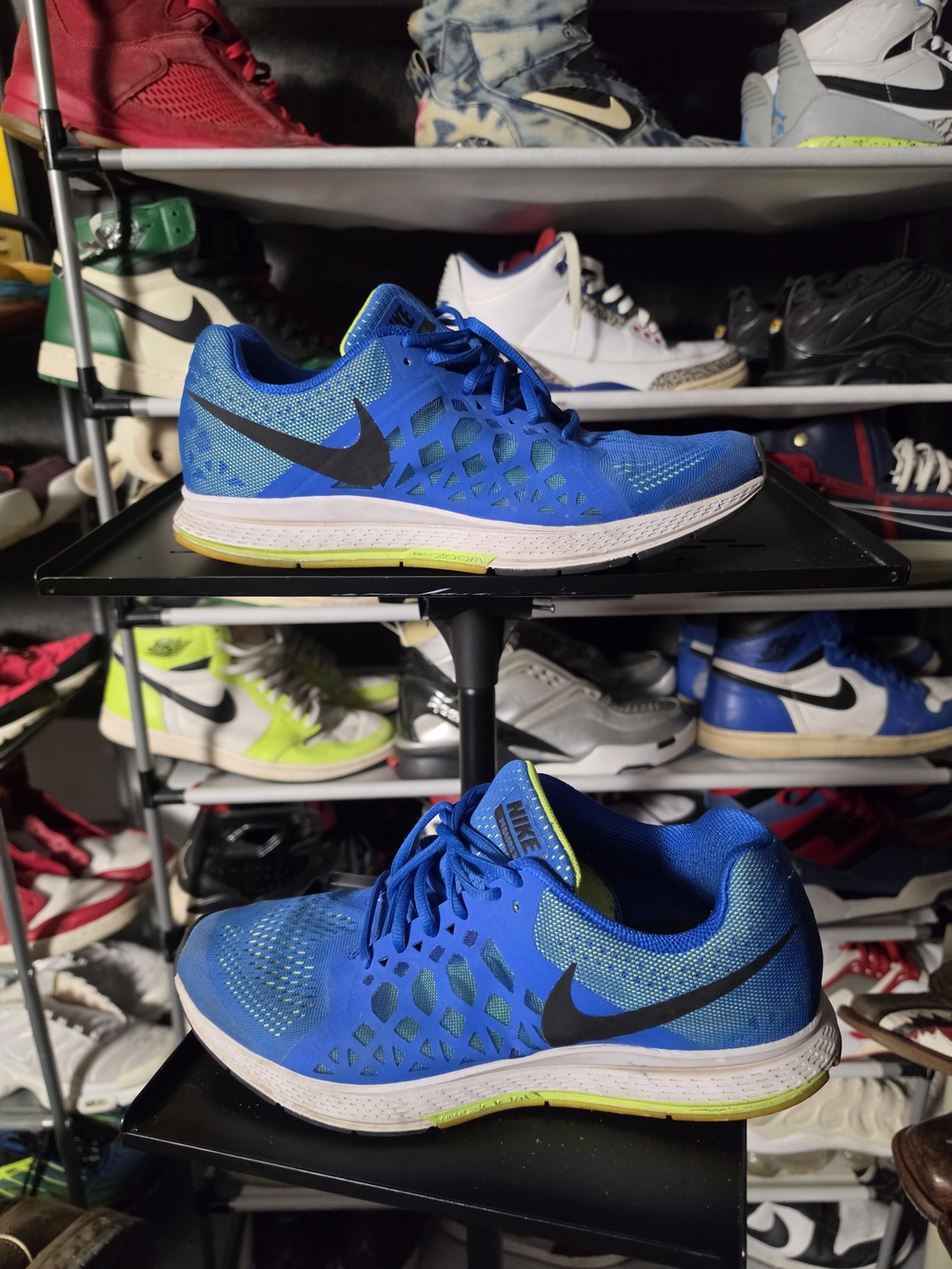 🔥 Nike Pegasus 31 Men’s Size 10 Blue Running Sneakers with Black Swoosh